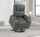 Armstrong Power Lift Massage Recliner - Michael's Discount Furniture