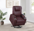 Armstrong Power Lift Massage Recliner - Michael's Discount Furniture