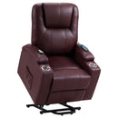 Armstrong Power Lift Massage Recliner - Michael's Discount Furniture