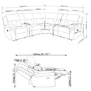 Bahrain Modular Power Reclining Sectional Sofa - Michael's Discount Furniture