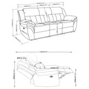 Bahrain Power Reclining Sofa - Michael's Discount Furniture