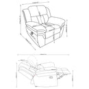 Bahrain Glider Recliner - Michael's Discount Furniture
