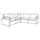 Collins Modular Power Reclining Sectional Sofa - Michael's Discount Furniture