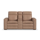 Dutch Power Reclining Loveseat with Console, Power Headrest & Lumbar - 5000009797