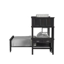Hampton Kids Over Loft with Ladder and Desk with Speaker