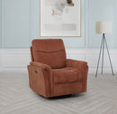Adler Power Swivel Glider Recliner - Michael's Discount Furniture