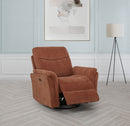 Adler Power Swivel Glider Recliner - Michael's Discount Furniture