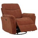 Adler Power Swivel Glider Recliner - Michael's Discount Furniture