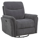 Adler Power Swivel Glider Recliner - Michael's Discount Furniture