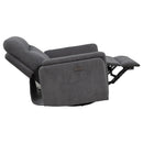 Adler Power Swivel Glider Recliner - Michael's Discount Furniture