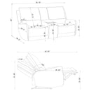 Sylmar Power Reclining Loveseat - Michael's Discount Furniture