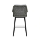 Bayhill Barstool with Grey Fabric in Black (2 Per Carton)