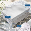 Conway Sunbrella� Outdoor Patio Wicker Rattan Ottoman