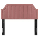 Alyona Channel Tufted Performance Velvet Twin Headboard