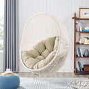 Hide Outdoor Patio Sunbrella� Swing Chair With Stand