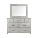 Scott Dresser & Mirror Set White Finish