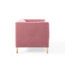 Shift Channel Tufted Performance Velvet Sofa