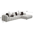 Sectional Sofa w/8 Pillows