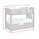 Hampton Kids Over Bunk with Ladder and Trundle