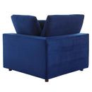 Commix Down Filled Overstuffed Performance Velvet Loveseat