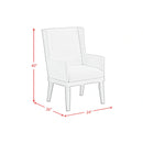 Avalanche Dining Arm Chair in Antique White (2 Per Carton)