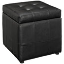 Volt Storage Upholstered Vinyl Ottoman
