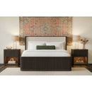 Sylvie UPH Bedroom Set with 2 Nightstands