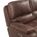 Atlantis Living Room Set in Heritage Brown