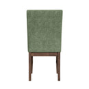 Santa Barbara Dining Side Chair with Fabric in Walnut (2 Per Carton)