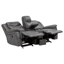 Conrad Reclining Glider Loveseat - Michael's Discount Furniture