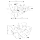 Greer Reclining Glider Loveseat - Michael's Discount Furniture