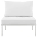 Harmony Armless Outdoor Patio Aluminum Chair