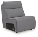 Modmax II Power Reclining Sectional with Audio Consoles - Michael's Discount Furniture