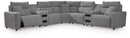 Modmax II Power Reclining Sectional with Audio Consoles - Michael's Discount Furniture