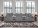 Modmax II Power Reclining Sectional with Audio Consoles