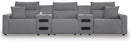 Modmax II Power Reclining Sectional with Audio Consoles