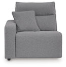 Modmax II Power Reclining Sectional with Audio Consoles - Michael's Discount Furniture
