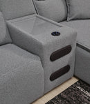 Modmax II Power Reclining Sectional with Audio Consoles - Michael's Discount Furniture