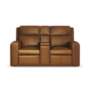 Wyatt Power Reclining Loveseat with Console & Power Headrests & Lumbar - 5000008816