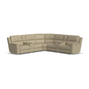 Henry Latitudes Power Reclining Sectional with Power Headrest & Lumbar - 5000-1041-SECTPH-94680 - Michael's Discount Furniture