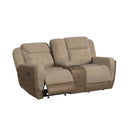 Hornet Motion Glider Loveseat with Console
