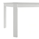 Travis Youth 5PC Dining Set with Table and 4 Chairs in White