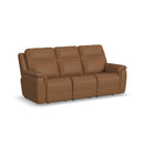 Sawyer Power Reclining Sofa with Power Headrests & Lumbar - Michael's Discount Furniture