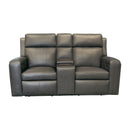 Wyatt Power Reclining Loveseat with Console & Power Headrests & Lumbar - 5000008888