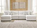 Misty-Lakes Double Chaise Sectional - Michael's Discount Furniture