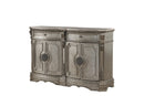 Northville Antique Silver Server (MARBLE TOP) - Michael's Discount Furniture