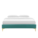 Sutton Full Performance Velvet Bed Frame