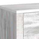 Rogen Rustic Buffet & Hutch with LED in Rustic White