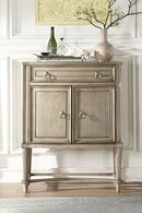 Wynsor Antique Champagne Wine Cabinet - Michael's Discount Furniture