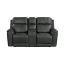 Mustang P3 Loveseat with Console in Aline